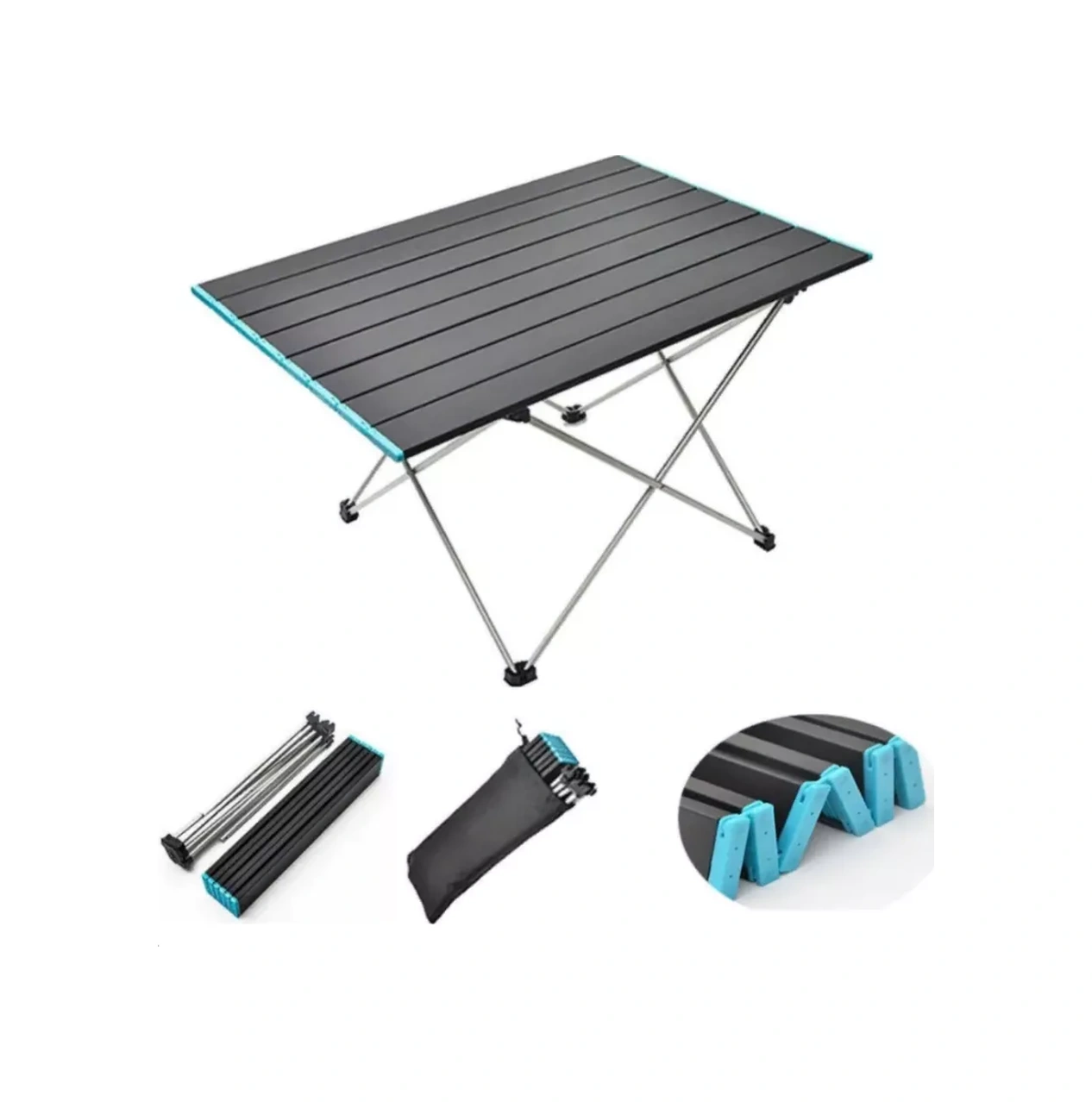 Rustmarket Katlanabilir Turist Masası 209705173 Siyah