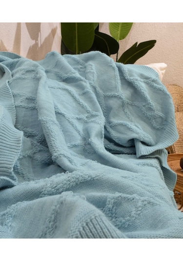 Espuma De Mar Mavi Tv Battaniyesi 130x170 37147