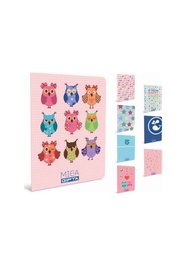 Gıpta Ofset Mica A5 60 Yp Kareli Plastik Kapak Defter  2479 1 Adet