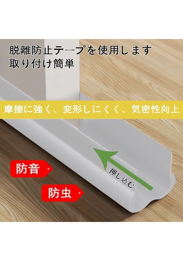 Kosona Kapı Altı Ses Yalıtım Bandı - Rüzgar Ve Su Geçirmez, 93cm Kendinden Yapışkanlı