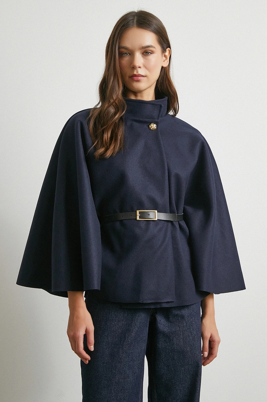 Kemer Kaşe Panço Lacivert Lacivert