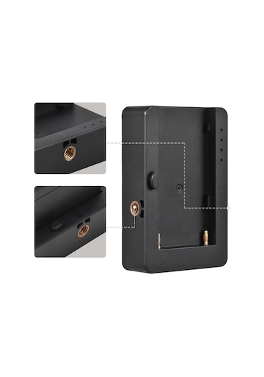 Geeksen Np-f Pil Şarj Adaptörü - Type-c Girişli, Usb 5v Ve 7.4v Çıkışlı, Np-f550/f750/f970 Uyumlu