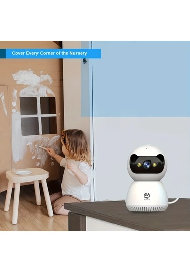 Willowhaven C9-5-32g Hd Çocuk Güvenlik Kamerası İki Yönlü Ses Gece Görüşü Hareket Algılama Otomatik Takip 5g Wifi Ev Güvenliği