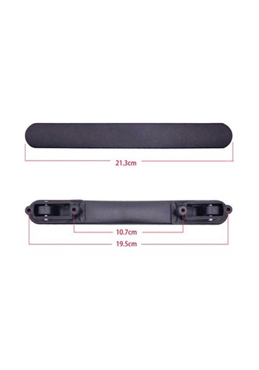 Suntek Seyahat Bavul Kolu Çekme Taşıma Kayışı Evrensel Tm-101 Siyah