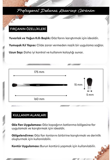 Far Karıştırma Fırçası Cre'ars Blending Brush 122