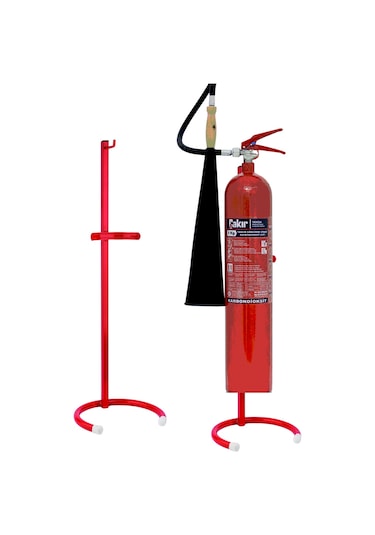Karbondioksit Tüpü Ayaklı Sehpa Yangın Söndürme Tüpü Askılığı