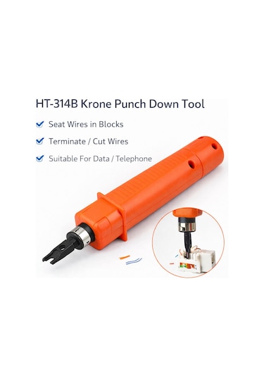 Ht-314b Krone Pense Punch Down Data İrtibatlama Aleti