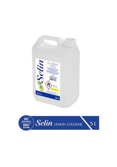 Selin 80 Derece Limon Kolonyası Bidon 5 L