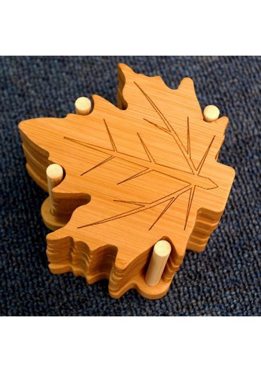 Suntek 6 Parça Güz Yaprakları Bardak Restoran Buzdolabı Yemek Yaprak Tabanı S Diğer