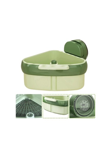 Maxaccess Turuncu Emniyetli Drenajlı Duş Mutfak Rafı Banyo Lavabo Saklama Ünitesi Turuncu