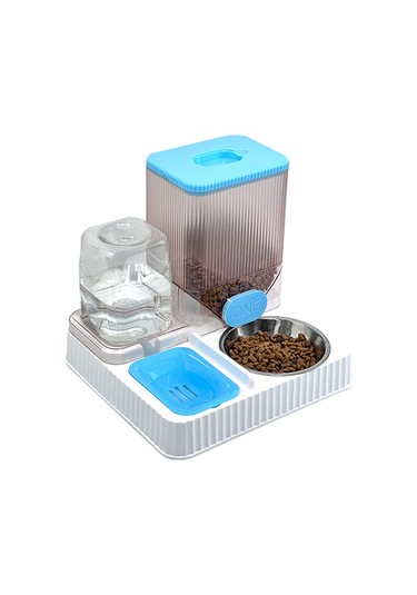 Suntek Otomatik Kedi Tiryakisi Besleyici Evcil Kase-ile-mavi