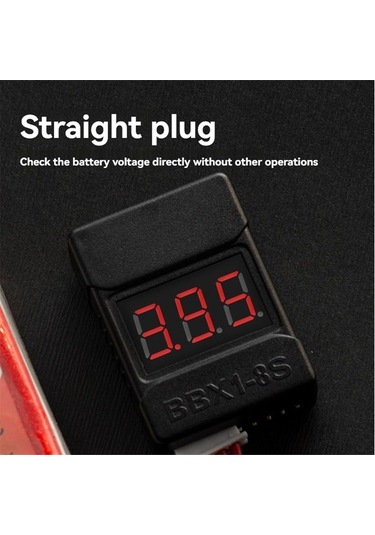 Anjiexun Bbx1-8s 1-8s 2ın1 Lipo Pil Voltaj Test Cihazı Kılıflı