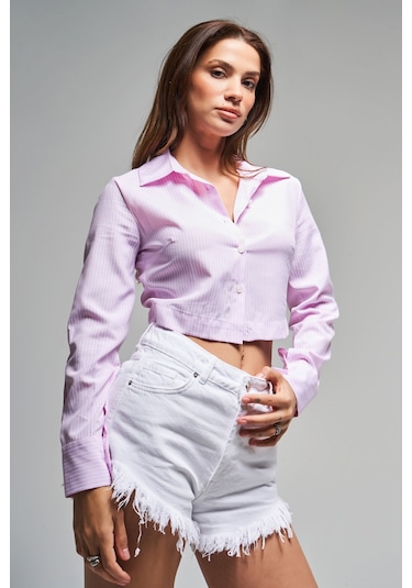 Itsbasic Beyaz Luna Mini Kadın Jean Şort