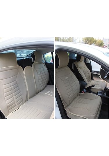Hyundai Elantra Lüx Oto Koltuk Minderi Ön Arka 5'li Set 5star Serisi Bej