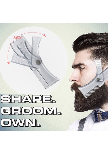 Moveevo Sakal Şekillendirme Tarağı 360 Dönebilir