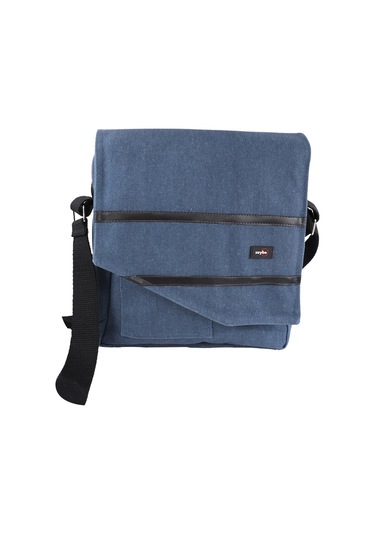 Postacı Çanta - Mavi - Zeybe Mavi