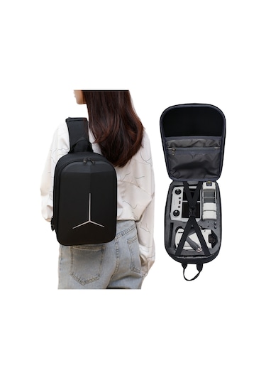 Depolama Çantası Messenger Çanta Dji Mini 3 /mini 3 Pro İçin Göğüs Çantası Siyah
