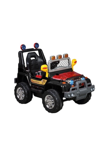 Aliş 503K Magnum 12 V Uzaktan Kumandalı Akülü Jeep Siyah
