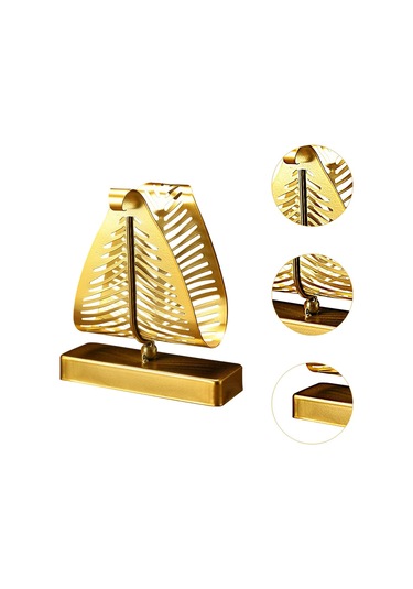 Homyl Peçetelik Tezgah Üstü Mendil Rafı Dikey Metal Kağıt Altın