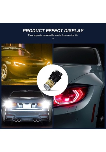 Besthome1 2 Adet 3157 Led Tekerlek Işığı - 54smd+3smd, 9-30v, 360 Aydınlatma, Fren/arka Park/ıçin