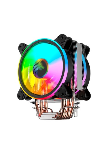 Gametech Hd6.2 Pro Cpu Soğutucu 2X12 Cm Led Fan Intel Amd 2011