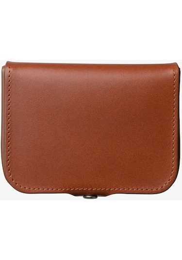 A.p.c Josh Unisex Lüks Bitkisel Deri Bozuk Para Kesesi Cüzdan Kremit Kiremit