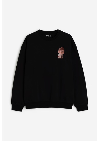 Ogc Carl & Ellie Kombin Sweatshirt Siyah