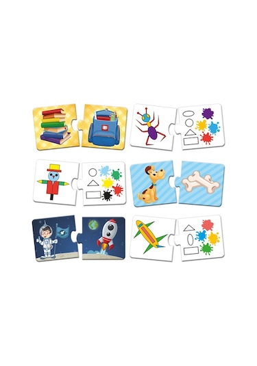 Circle Toys Connect Puzzle Bağlantı Kurma Oyunu Eşleştirme Kartla