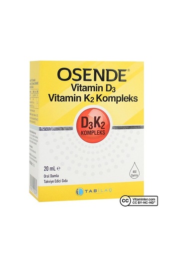 Osende D3 + K2 Kompleks 20 ML Damla