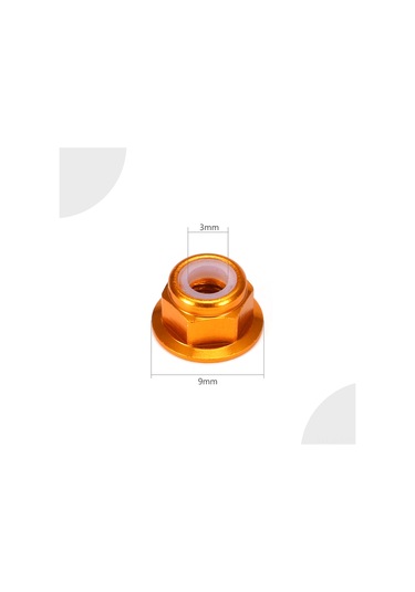 Xindoker 伟力104001 Uygun Alüminyum Somun, Mor Renk, 4 Adet Paket