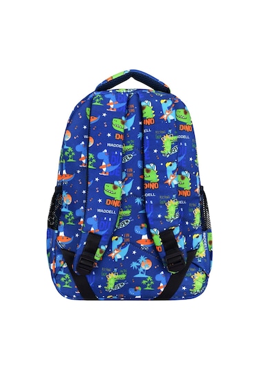Waddell Lisanslı Dinazor Deri Nakış Desenli Erkek Çocuk İlkokul Sırt Çantası Ve Beslenme Çantası