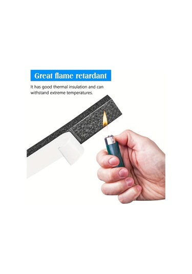 Gateesat 1 Rulo Siyah Kendinden Yapışkanlı Sessizlik Köpük Bandı 25mmx25mm 4m Su Geçirmez Ses Yalıtım