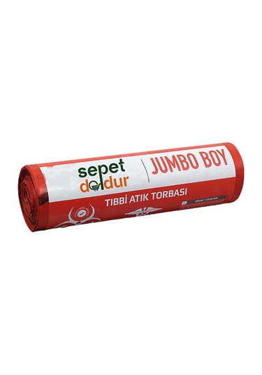 Tıbbi Atık Çöp Torbası Jumbo Boy 800 Gr 20 Adet