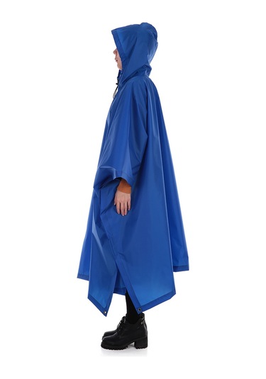 Leezsing 210d Poliester Çok Amaçlı Yağmurluk - Pu8000mm Su Geçirmez, Kamp Matı/sun Shelter İçin Uygun, Hafif Ve Taşınabilir Mavi Mavi