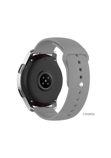 Samsung Galaxy Uyumlu Watch Active 2 40Mm Kordon Kayış (20 Mm) Silikon