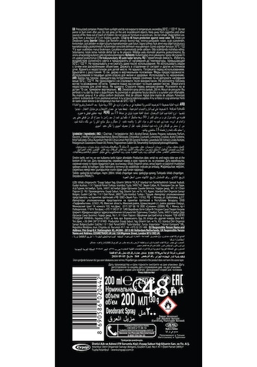 Privacy Man Addiction 48H Erkek Sprey Deodorant 6 x 200 ML