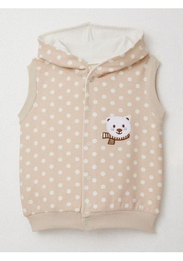 Erkek Bebek Bodyli 3 Lü Takım-15308 Bej