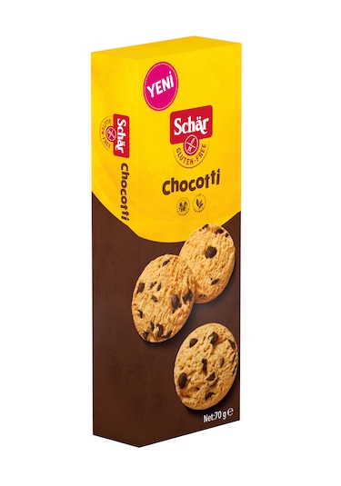 Schar Chocotti Glutensiz Damla Çikolatalı Kurabiye 70 G