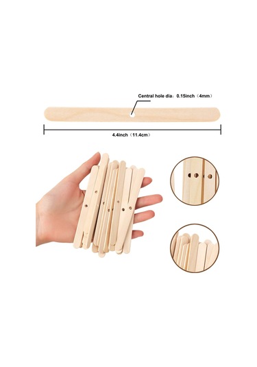 Gatherco Mum Yapım Seti, Ahşap Mum Fitili Tutucular, Mum Fitili Çıkartması, Mum Fitili Mum Ortalama Aracı, Mum Kendin Yap El Sanatları