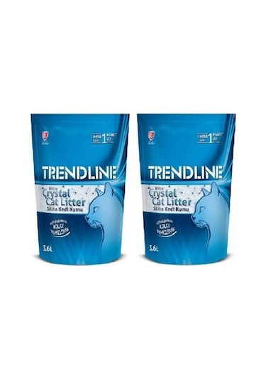 Trendline Tozsuz Silika Kristal Kedi Kumu 2 x 3600 ML