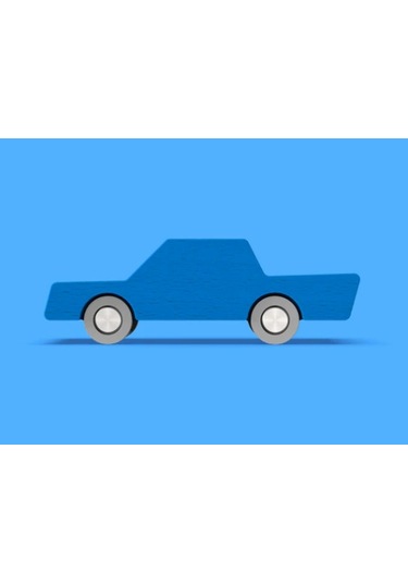 Waytoplay - Back & Forth Car - Blue - Araba - Mavi