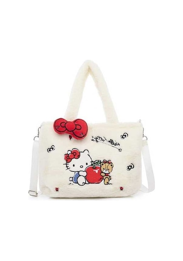 Maoyaya Yeni Koreli Çocuk Karikatür Kulomi Kız Kabarık Tek Omuz Askılı Çanta, Şık Tasarım Altın