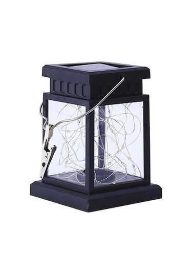 Güneş Enerjili Dışı Mekan Lambası - Su Geçirmez 30 Led Işıklı, Dört Renk Seçenekli, Kanca İle Asılı Bahçe Aydınlatması Çok Renkli Çok Renkli