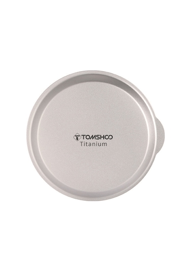 Teltree Tomshoo Ta8351 Titanyum Kahve Fincanı Kapağı - Saf Titanyum, 107mm, 23g, Gümüş Renk Diğer