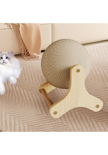 Suntek Tavşan Tırmalama Oyuncak Sisal Topu Bunnies S