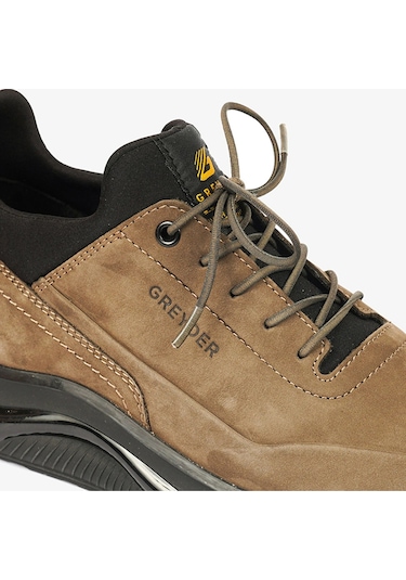 Greyder 16492 Erkek Hakiki Deri Streç Air Taban Günlük Ayakkabı Duman