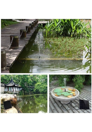 Youmex Güneş Enerjili Fıskiye Pompası - 180 L/saat Debili, 4 Nozullu Bahçe Ve Havuz İçin