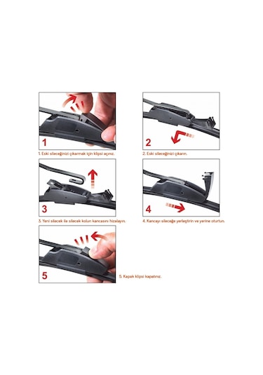 Sentinel Peugeot 206 Muz Silecek Takımı (1999-2012)