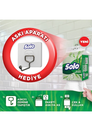 Solo Asılabilir Kağıt Havlu 1=7