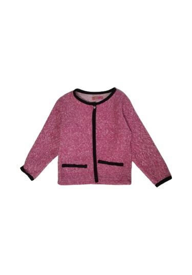 Kız Çocuk Ceket Pembe Kırçıllı Pamuklu 103